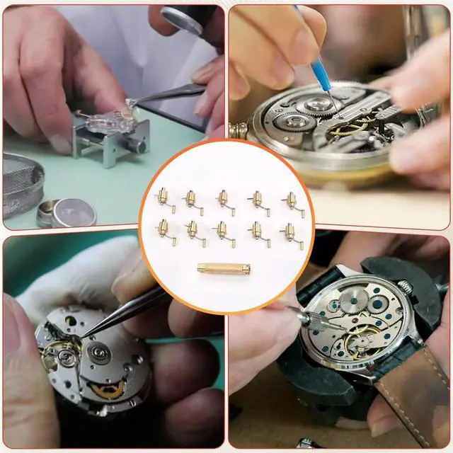 Alt view image 4 of 6 - Mainspring Winder Set Brass Watch Repair Tool Wristwatch Repairing Kit DIY Watchmaker Tools Watch Winding Tool