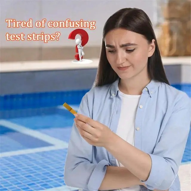 Alt view image 4 of 6 - 7 in 1 Water Tester Digital Water Meter for Swimming Pool SPA PH/ORP/Salt/TDS/EC/Temp/Fertility Tester Pen