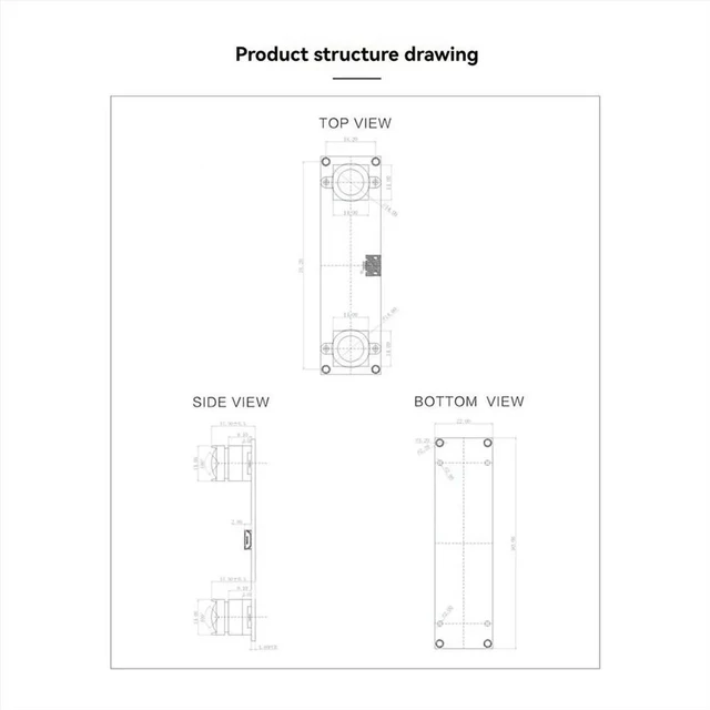 Alt view image 6 of 6 - 72 Degree Camera Module OV9732 1MP 3.6mm Dual Camera Module Manual Focus for WinXP/7/8/10 Linux/Android