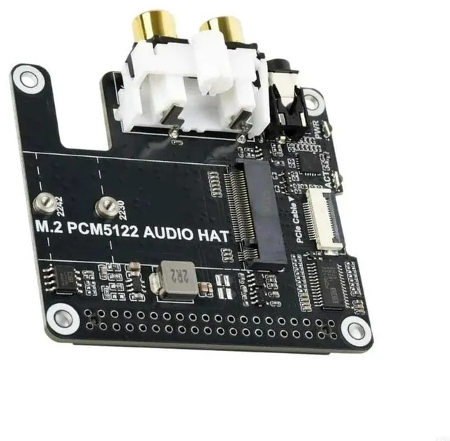 Alt view image 5 of 6 - PCIe To M.2 And I2S Sound Expansion Card With 384KHz 32Bit DACs For Enhances Sound