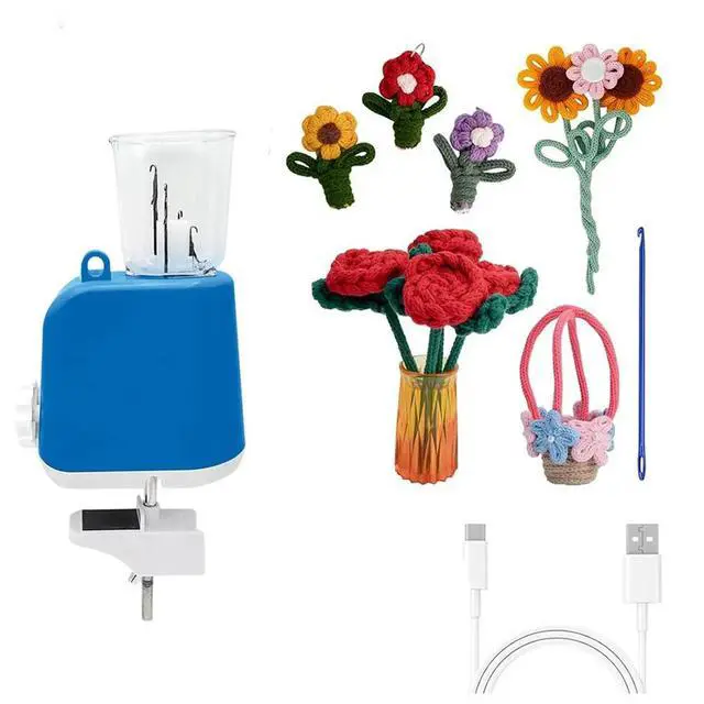 Alt view image 4 of 6 - Cord Knitting Machine, Electric Maker Tool with Adequate Tension,Knitter Machine, Automatic Knitting Yarns