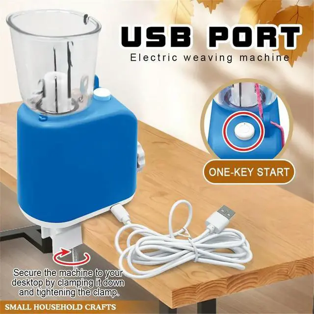 Alt view image 6 of 6 - Cord Knitting Machine, Electric Maker Tool with Adequate Tension,Knitter Machine, Automatic Knitting Yarns