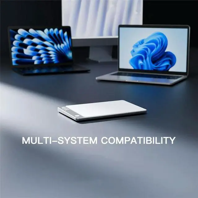 Alt view image 4 of 6 - Touchpad Multi-Function Gestures Trackpad Rechargeable Touchpad Bluetooth + 2.4G + Wired Touchpad for Laptop