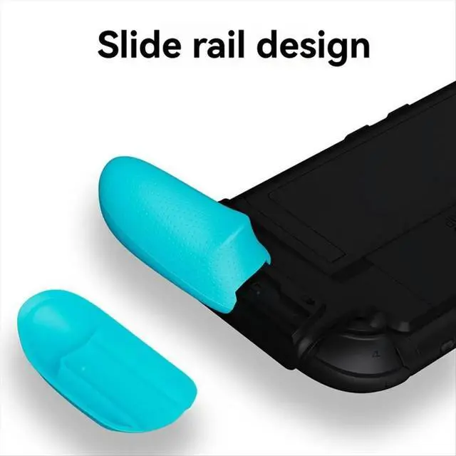 Alt view image 6 of 6 - For Switch2 Case Plastic Grip Protective Shell+Button Caps+Direction Keys Kit for Switch2 Grip Case Dust-Proof Cover B