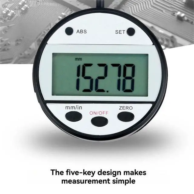 Alt view image 4 of 6 - Vertical/Horizontal Dual-Use Digital Display Ruler Machine Tool with Displacement Sensor for Carving Machines 0-300mm