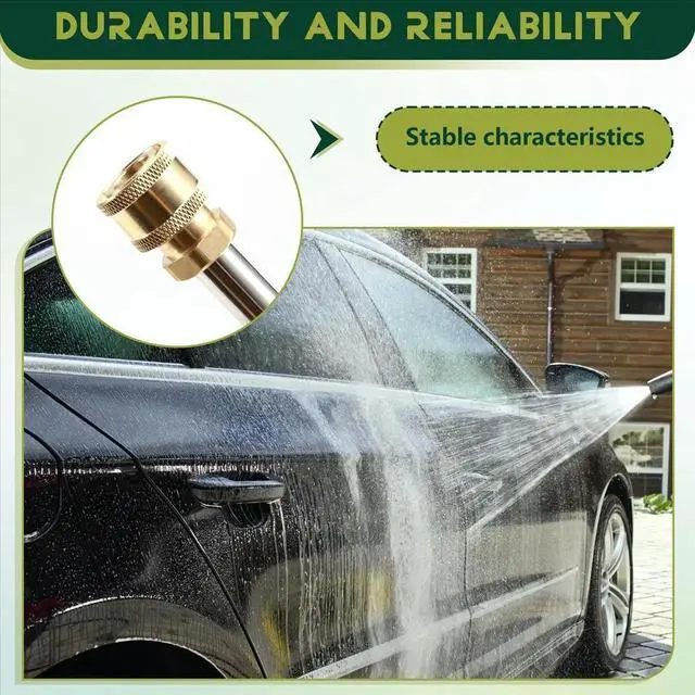 Alt view image 5 of 6 - High Pressure Car Power Washer Gun Spray Wand Lance Kit 2000PSI