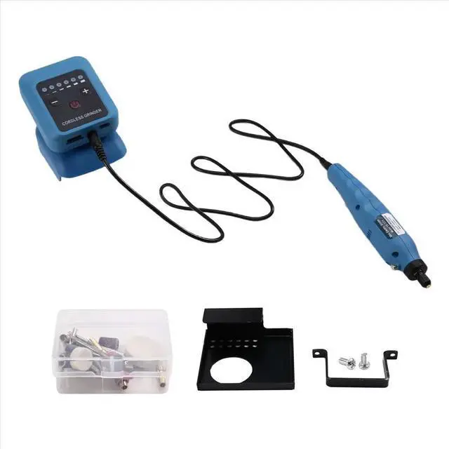 Alt view image 6 of 6 - 80W Electric Grinder Kit No-Load Speed Up to 18000rpm Rechargeable DIY Electric Grinder for Makita 18V-21V
