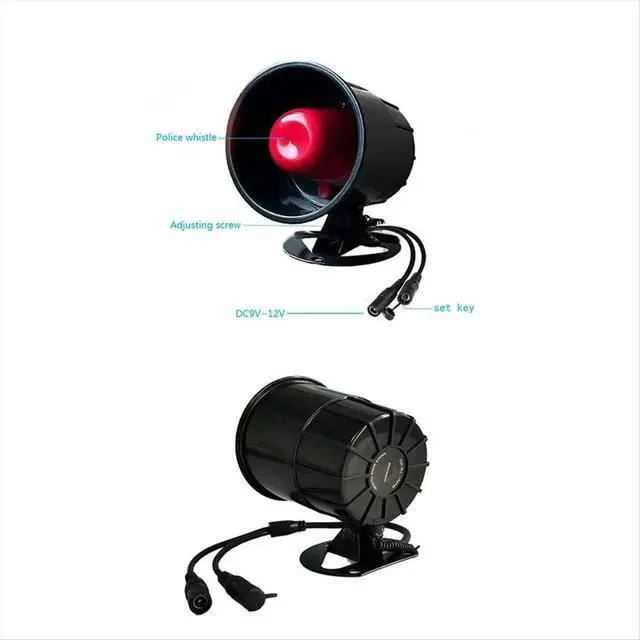 Alt view image 4 of 6 - Home Security System 433Mhz Alarm Siren Easy Installation Ideal for Home and Office Safety US Plug