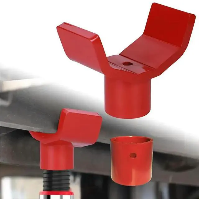 Alt view image 5 of 6 - Bottle Jack Dual-Purpose Adapter 52mm Lifting Shaft Saddle Jack Base Adapter Steel Fits 52mm or Smaller Bottle Jacks