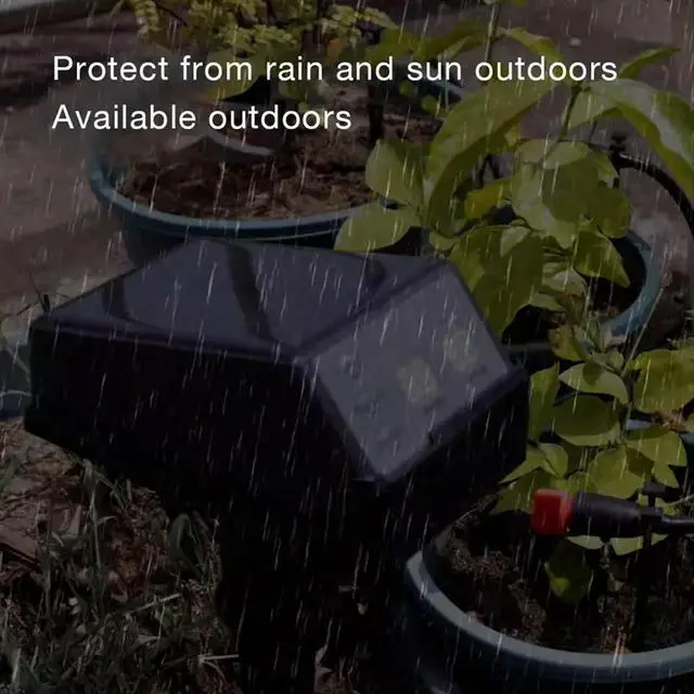 Alt view image 4 of 6 - Solar Automatic Irrigation Timer Drip Irrigation Water Pump Control Watering System for Garden Lawn Pot 2000mAh