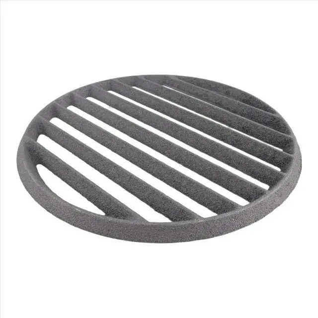 Alt view image 6 of 6 - Cast Iron Bottom Fire Grate Round BBQ Grill Grate, High Heat Charcoal Plate Bottom Grate Grill Parts 11 Inch