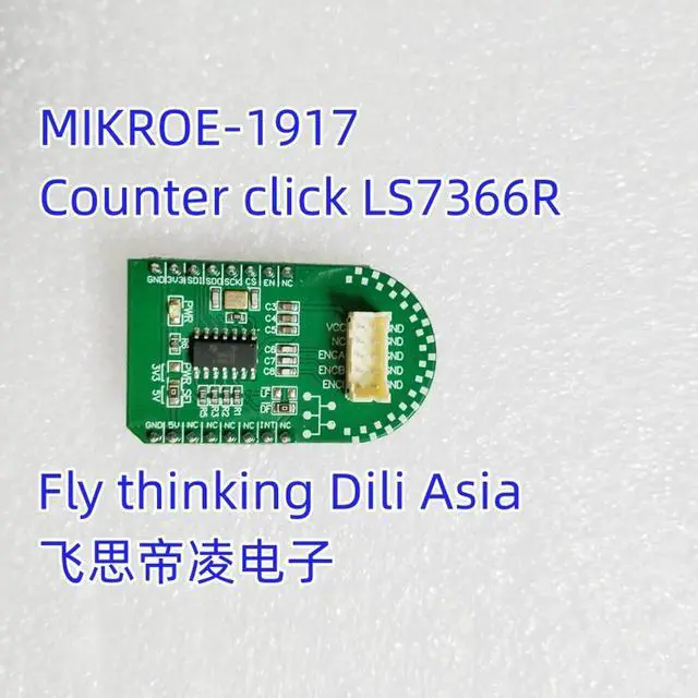 Alt view image 4 of 6 - MIKROE-1917 LS7366R Module COUNTER CLICK Development Board