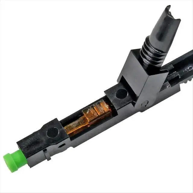 Alt view image 6 of 6 - Fiber Cold Splicer Fiber Optic Connector SC-APC Connector FTTH Embedded Leather Wire Quick Connector 100pcs