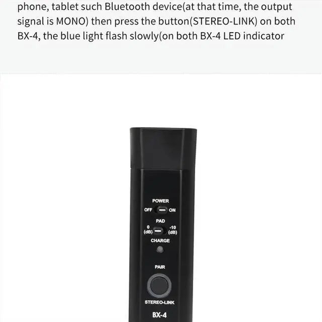 Alt view image 6 of 6 - BX-4 Bluetooth Audio Receiver for Music Streaming Sound System Bluetooth 4.0 High Transmission Speed