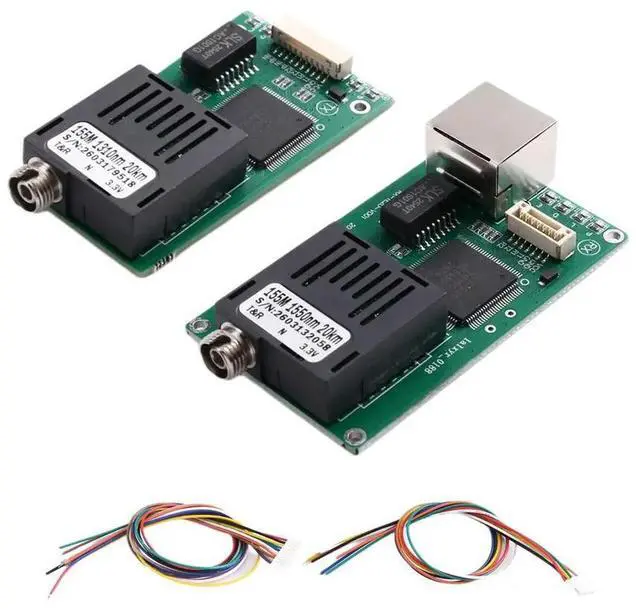 Alt view image 6 of 6 - uyuy TX+RX 2CH 20KM TTL Optical Module Kits DC 5.5-26V Optical Terminal Module TX 1310 RX 1550nm