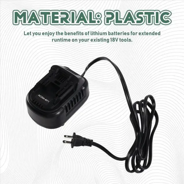 Alt view image 5 of 6 - AC 110V to DC 18V Converter for Makita 18V LXT Cordless Tool AC Transformer Adapter AC 110V to DC 18V Conver US Plug