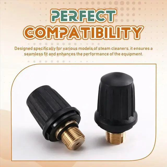Alt view image 5 of 6 - Easy Installation Safety Valve Cap Sealing Clasp Cap with Safety Assurance for Karcher Steam Cleaner 4 590105 0