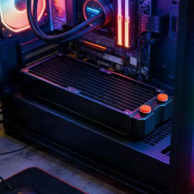 Alt view image 4 of 6 - Aluminum Double Layer Water Radiators For Enhances Cooling Performances