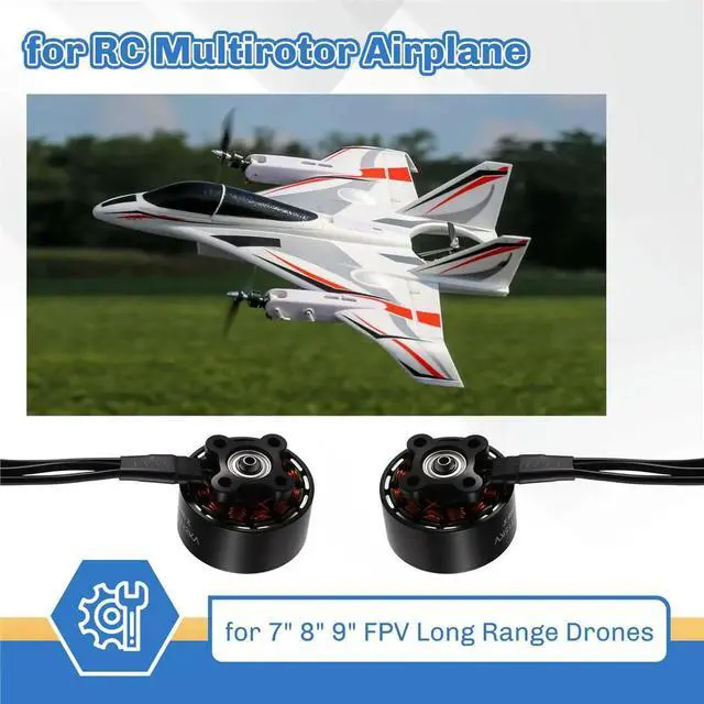 Alt view image 4 of 6 - 4pcs X2812 2812 1115KV 3-6S Brushless Motor for RC Multirotor Airplane 7" 8" 9" FPV Long Range Drones Motor DIY Part