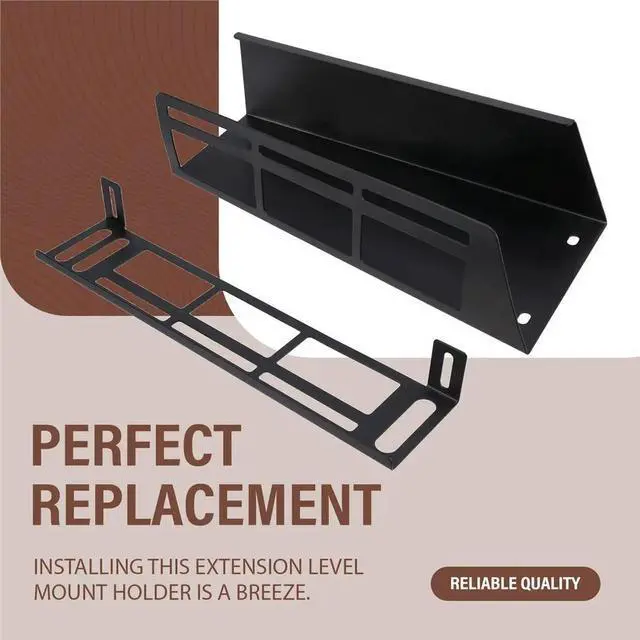 Alt view image 5 of 6 - Extension Level Mount Holder for Milwaukee Packout Tool Boxes Horizontal Tool Organizer Fits Levels Up to 2.8"Wide