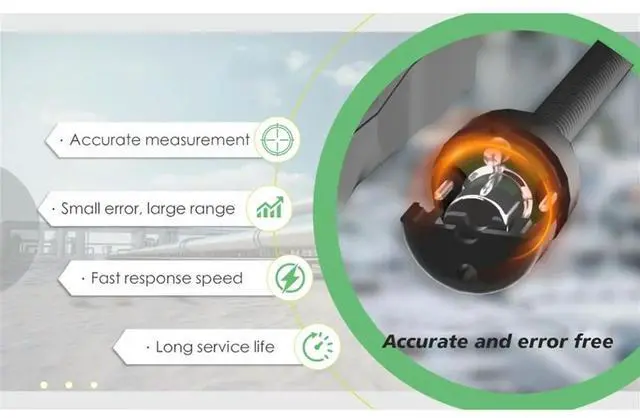 Alt view image 4 of 6 - Combustible Gas Detector Rechargeable Combustible Gas Leak Detector with 17-Inch Flexible Probe for Various Gas Leaks