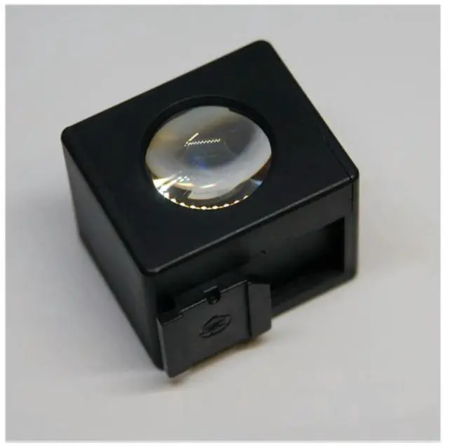 Alt view image 4 of 6 - Optical Waist Flat Viewfinder 28mm 35/50 Frame Lines Adjustable Footrest Offset Pan Focus Mode Left-Right Mirrored