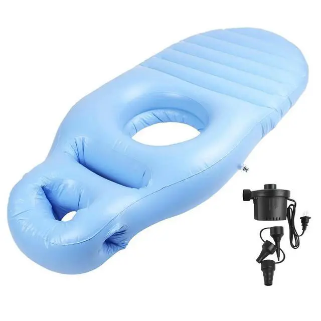 Alt view image 5 of 6 - Pregnancy Mattress with Hole Inflatable Maternity Bed Stomach Sleeping,Back Pain Relief Includes Electric Pump US Plug