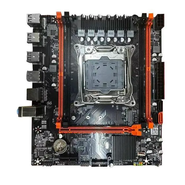 Alt view image 4 of 6 - X99 D4 Desktop Motherboard LGA2011-3 4X DDR4 REG ECC RAM Slots B85 M.2 PCIE SATA3.0 X99 Gaming Motherboard