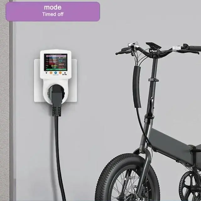 Alt view image 5 of 6 - Power Outlet With LCD Screen Display Remote Control Energy Monitoring