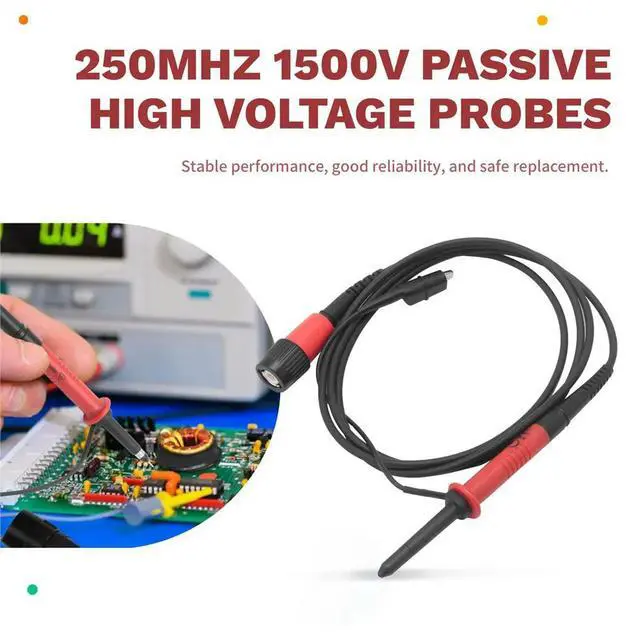 Alt view image 5 of 6 - HP9258 Oscilloscope Probe 250MHz 1500V Passive High Voltage Probes with BNC Connector, 100X Attenuation Ratio