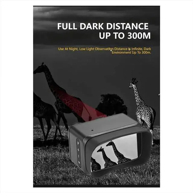 Alt view image 5 of 6 - Mini l Telescope Camera 5X Optical 4X Digital Zoom 300M Infrared Binoculars Night Vision for Hunting Camping A