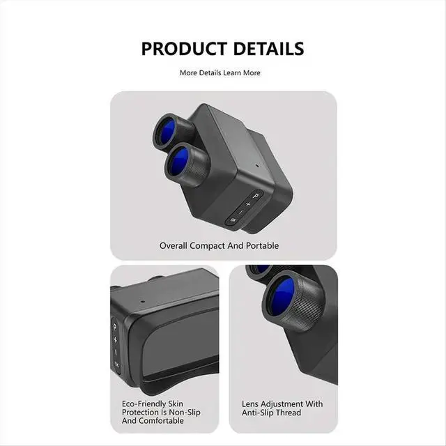 Alt view image 6 of 6 - Mini l Telescope Camera 5X Optical 4X Digital Zoom 300M Infrared Binoculars Night Vision for Hunting Camping A