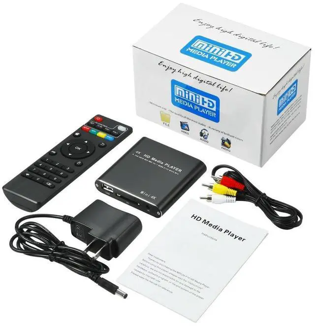 Alt view image 6 of 6 - X9 HD Multimedia Player 4K Video Loop USB External Media Player AD Player Auto Looping Playback Video Advertising TV Player