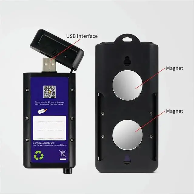 Main image of TempU06 -100°C Low Temperature Data Logger Digital 32000 Points Bluetooth USB Temperature Recorder ForCold Chain