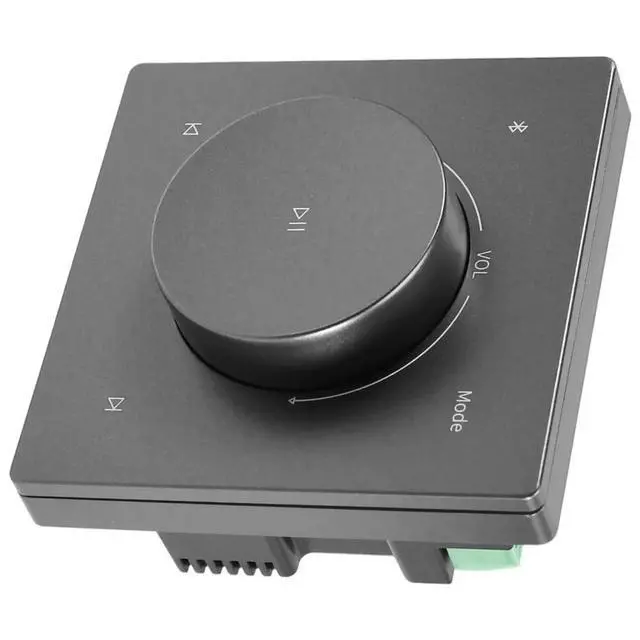 Alt view image 2 of 6 - Home Mini Audio Wall Amplifier Hotel Background Music Control Panel TF AUX Bluetooths Player System Control Panel