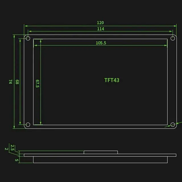 Alt view image 3 of 3 - For MKS Robin Nano V1.2 Control Board with TFT35 Touch Screen for 3D Printers