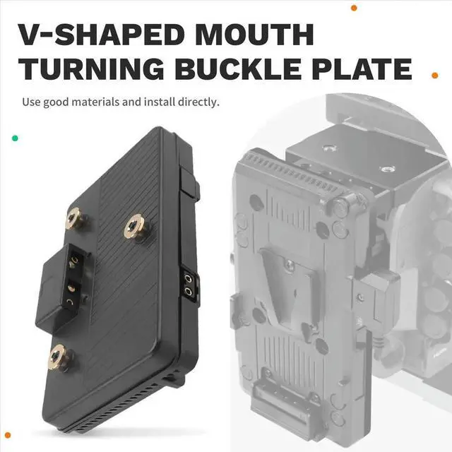 Main image of Converter Plate for V-Lock V-Mount to Anton Bauer Gold Mount Adapter Plate for Panasonic DSLR Camera