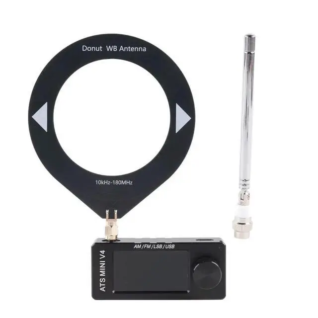 Alt view image 2 of 6 - V4 ATS MINI SI4732 Radio ALL Band DSP Radio FM AM SSB LSB USB Receiver, Built-in Hi-Z Headphone Amplifier Circuit