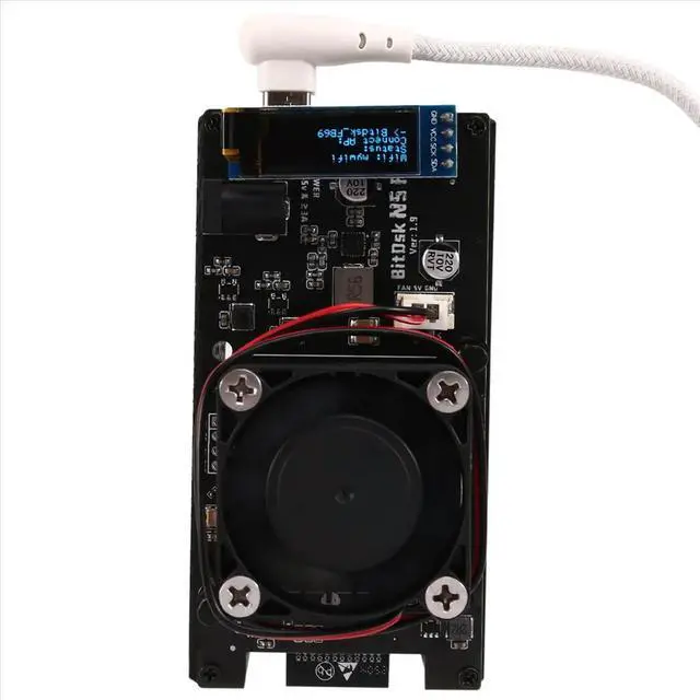 Alt view image 3 of 3 - gooddd For Bitaxe Miner BM1397 200Gh/S Stand-Alone BitDSK Bitcoin ASIC Miner BTC Solo Miner Low Power Miner EU PLUG