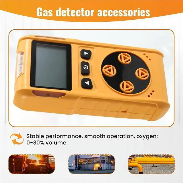 Alt view image 4 of 6 - Applicable to 4-in-1 Gas Detector Carbon Monoxide Oxygen Toxic Hazardous Sewer Limited Space Air Concentration