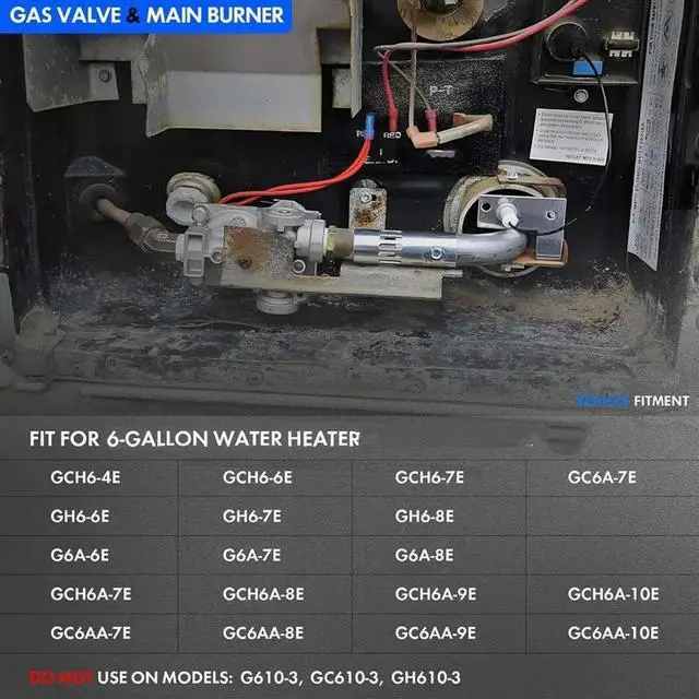 Alt view image 6 of 6 - GC10A-4E 92089 RV Water Heater Gas Valve Atwood 10 Gal Water Heaters (G10-1E, G10-3E, GC10-1E, GC10A-2E, GCH10A-3E, )