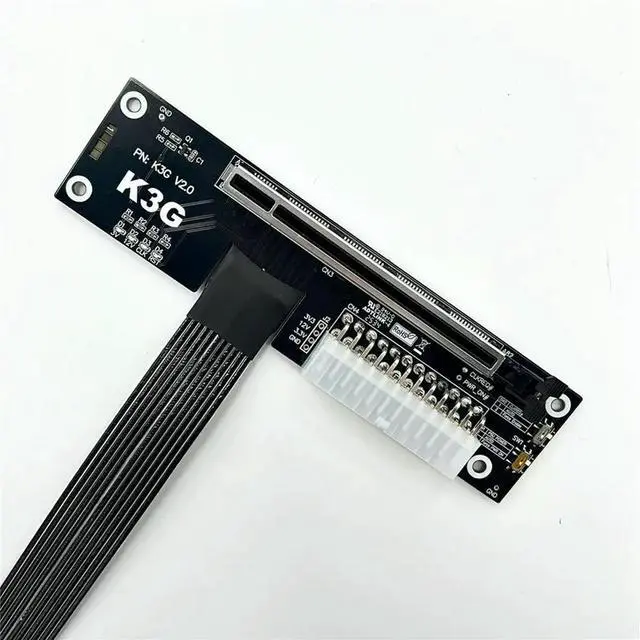 Alt view image 5 of 6 - PCIe 5.0 X4 M2 Laptop Graphics Card External Adapter EGPU Extension Cable External Graphics Card Docking with Bracket