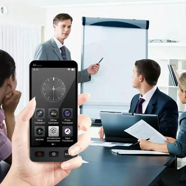 Alt view image 6 of 6 - M80 Language Translator Device with 142 Languages Voice Translating 19 Offline Translation