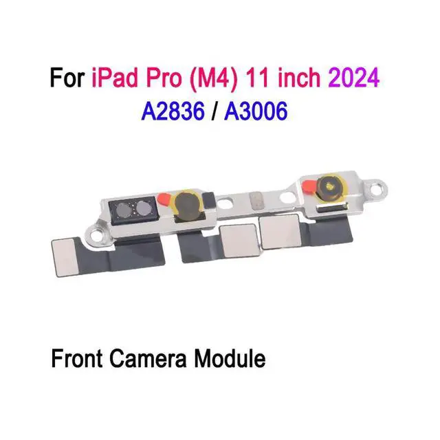 Alt view image 4 of 6 - Front Camera Module For iPad Pro (M4) 11 inch 2024 A2836 A3006 Tablet 12MP Center Stage Camera Repair Replacment Part