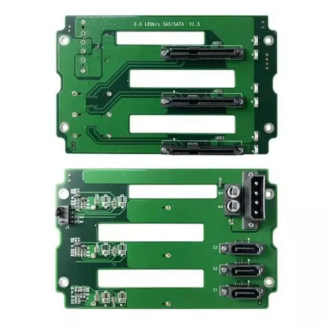 Alt view image 3 of 6 - Hot Swappable Hard Disk Cage. Chassis 2 Optical Drive Expansion 3 3.5-Inch HDD with Backplane with Fan