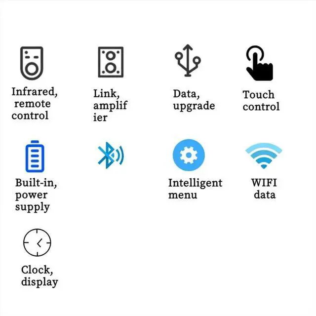 Main image of RX260 Desktop Radio Stereo TEF6686 High Sensitivity Radio Infrared Bluetooth Transmitter with Remote Control