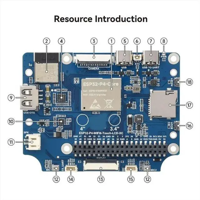 Main image of 4inch Round Touch Display 800x800 Resolution IPS Screen 10-Point Multi-Touch Supports DeepSeAI Voice Interaction