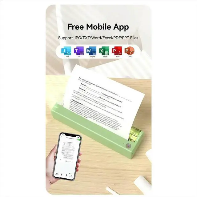 Main image of P80 Printers for Travel, Bluetooth Mobile Printer Compatible with Phone & Laptop