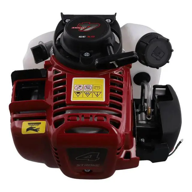 Alt view image 3 of 6 - GX35 Lawn Mower Engine,Four-Stroke GX35 High-Power Garden Side-Mounted Backpack Petrol Enginefor Tiller Mower Lawnmower