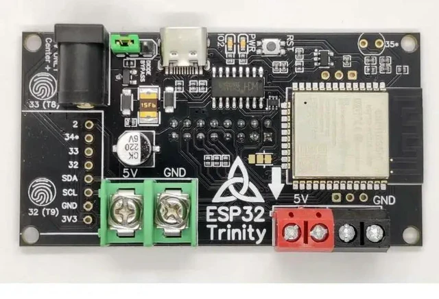 Main image of ESP32-Trinity ESP32 Trinity, an open source ESP32 board for controlling HUB75 matrix panels